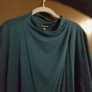Eileen Fisher Teal Short Sleeve Top